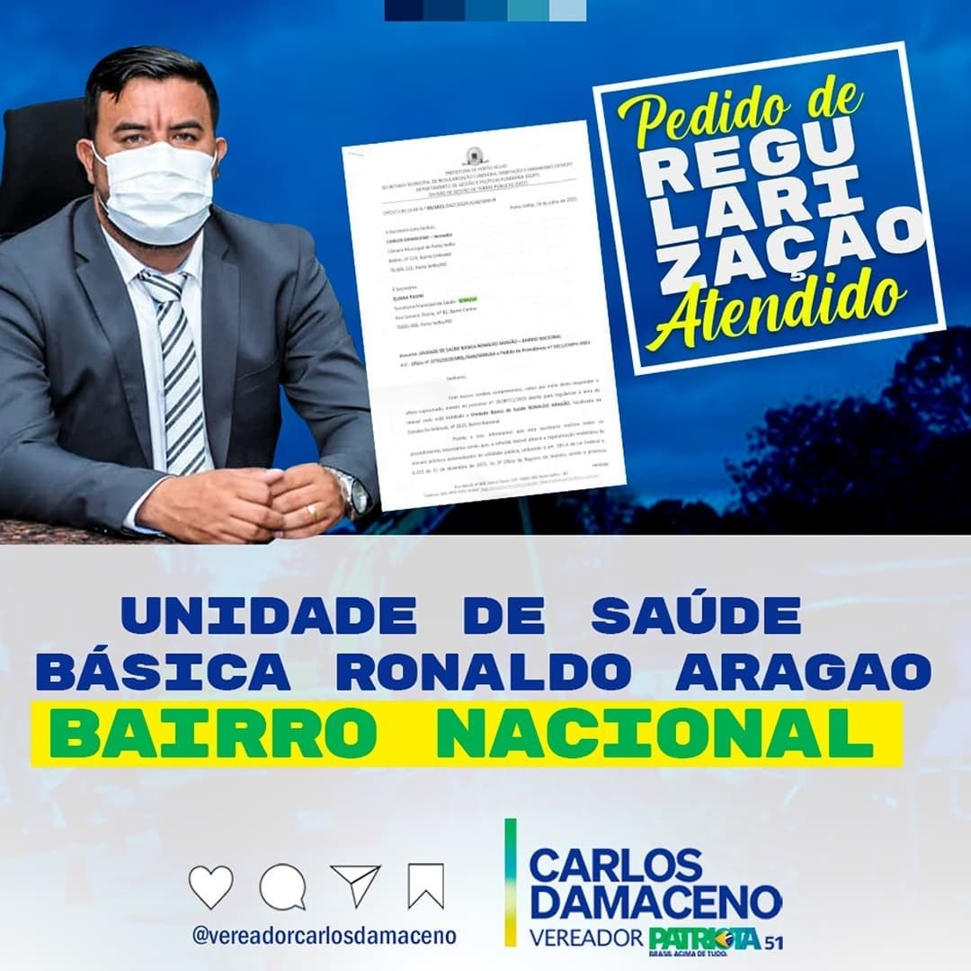 Prefeitura atende pedido do Vereador Carlos Damaceno para regularização no bairro Nacional - News Rondônia