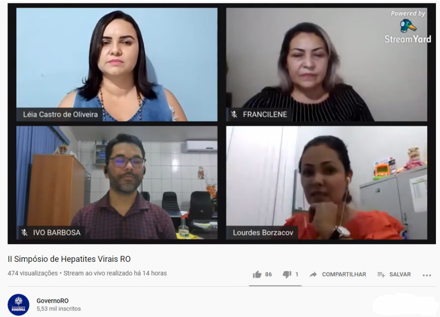 DÚVIDAS HEPATITE - Ciclo de palestras do II Simpósio de Hepatites Virais alcança mais de 2 mil pessoas - News Rondônia