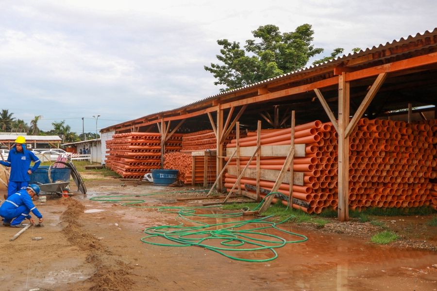 Construção de rede de esgoto em Ji-Paraná será retomada nos próximos dias - News Rondônia