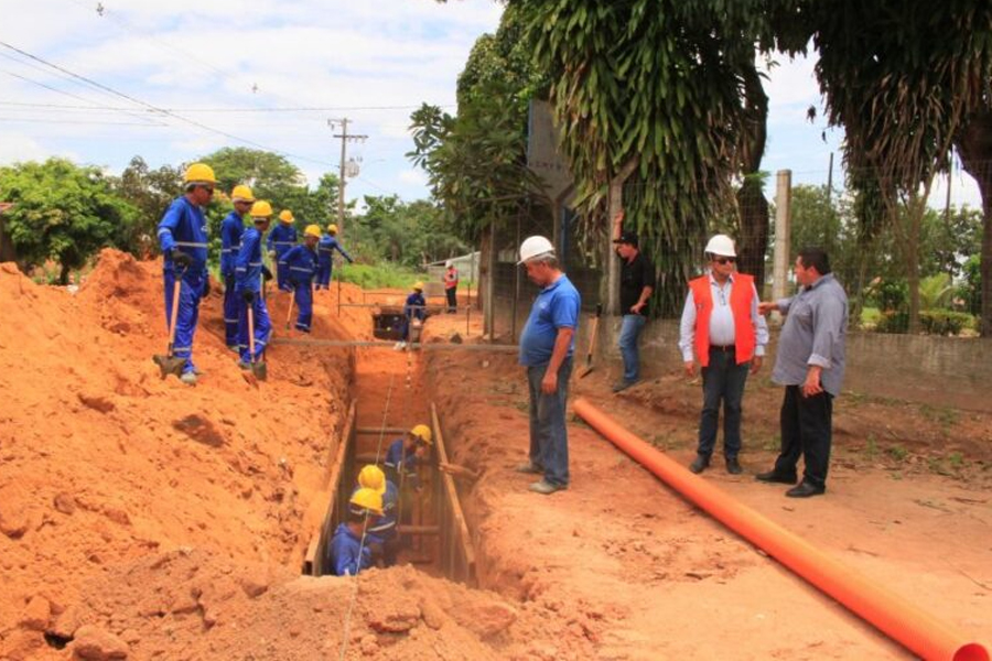 Construção de rede de esgoto em Ji-Paraná será retomada nos próximos dias - News Rondônia