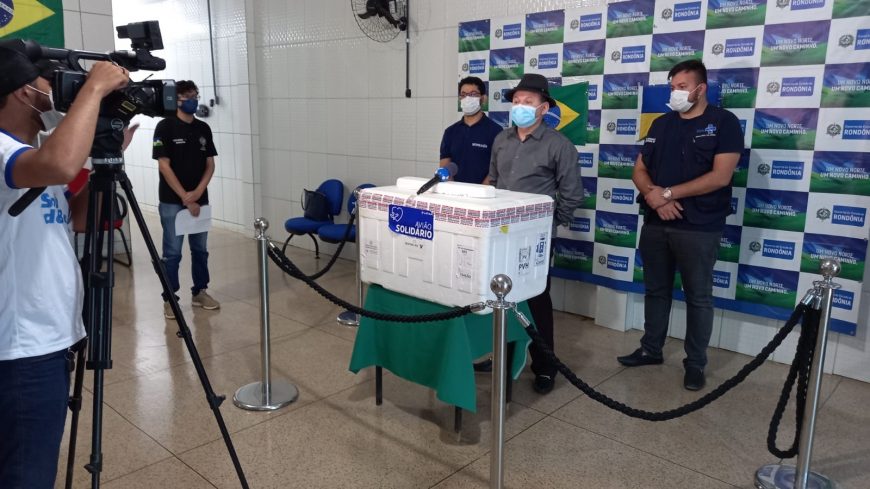 Rondônia recebe mais de 50 mil doses de vacinas do Ministério da Saúde para combater a covid-19 - News Rondônia