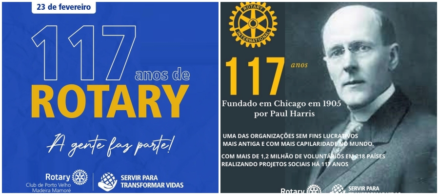 Rotary Clubs de todo o mundo completam 117 anos nesta quarta - News Rondônia