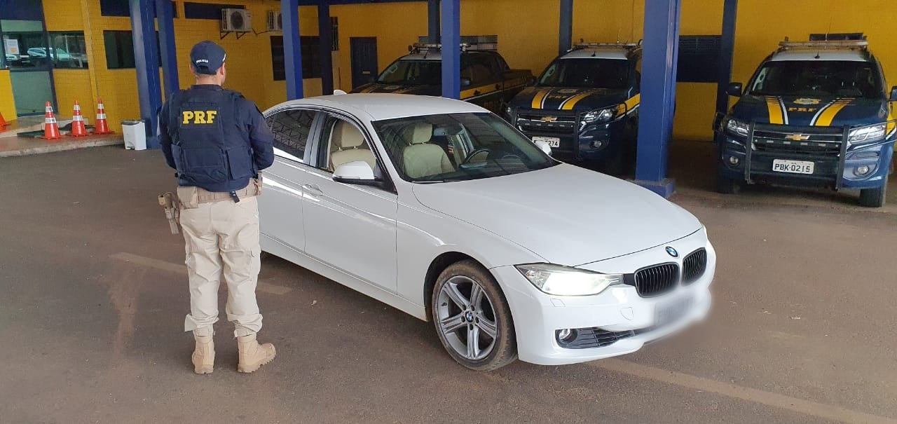 Em Vilhena, PRF recupera BMW roubada em São Paulo - News Rondônia