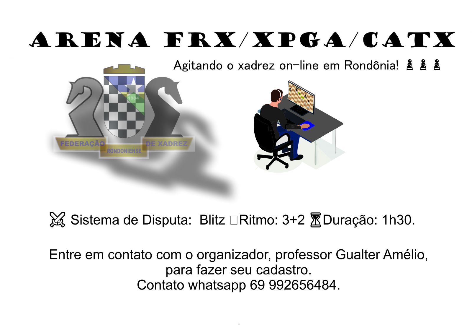 ARENA FRX/XPGA/CATX AGITAM O XADREZ ON-LINE EM RONDÔNIA - News Rondônia