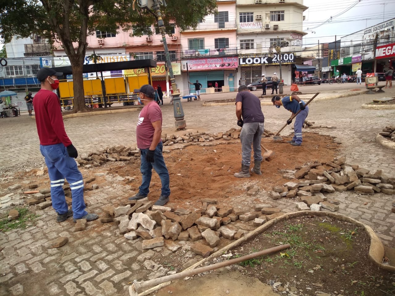URBANISMO - Concluída mais uma etapa da revitalização da Praça Jonathas Pedrosa - News Rondônia