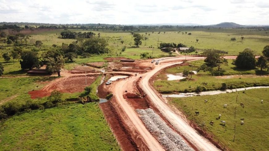 DER acelera obras em trecho de 400 metros da rodovia 473, que liga Urupá a Alvorada do Oeste - News Rondônia