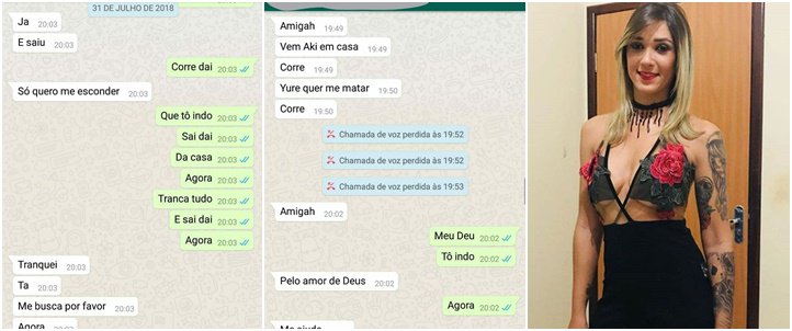 PATRÍCIA ALINE PEDIU AJUDA PELO WHATSAPP ANTES DE SER MORTA PELO NAMORADO - News Rondônia