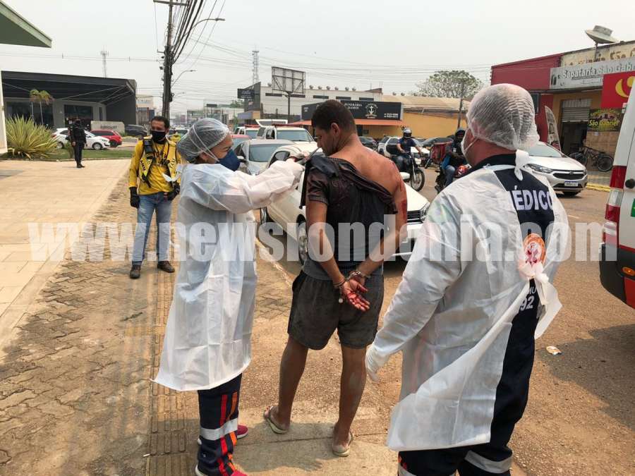 Homem leva facada ao tentar furtar bicicleta; agressor foi preso - News Rondônia
