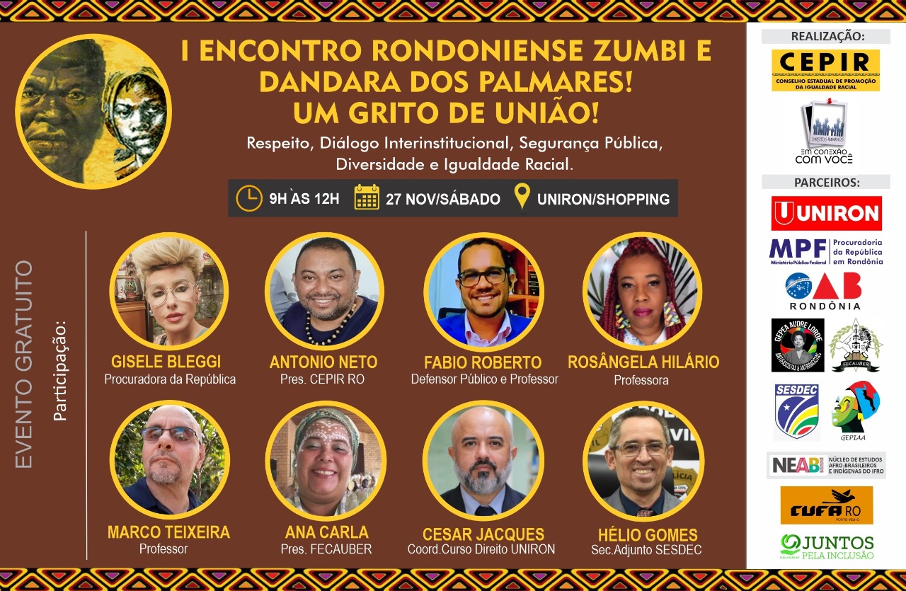 UNIRON apoia evento para discutir sobre igualdade racial - News Rondônia