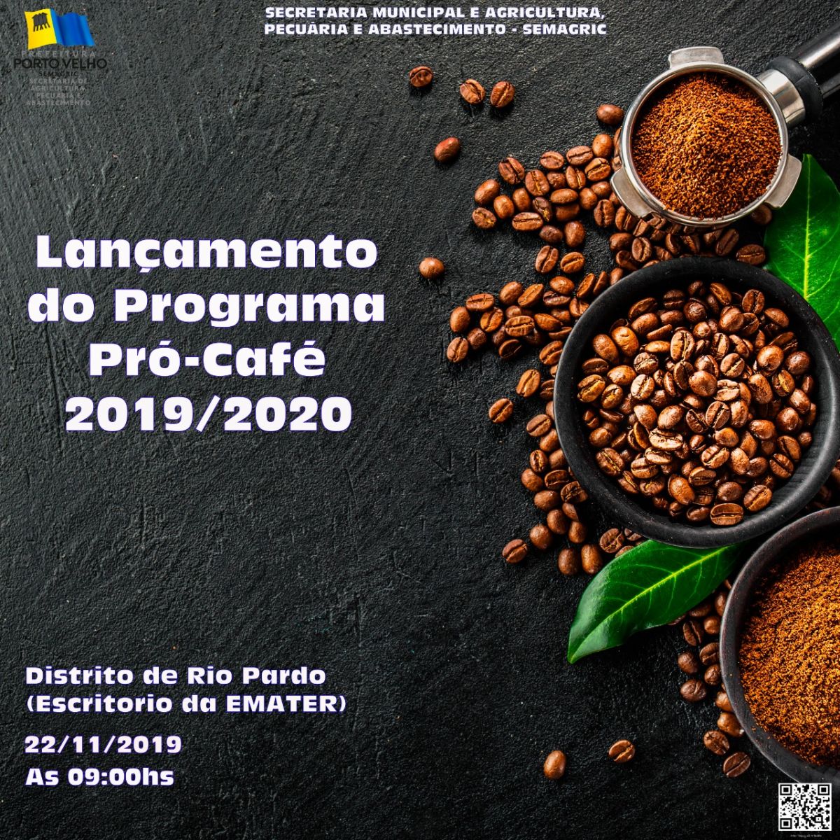 SEMAGRIC LANÇA PROGRAMA PRÓ-CAFÉ 2019/2020 NESTA SEXTA, EM RIO PARDO - News Rondônia