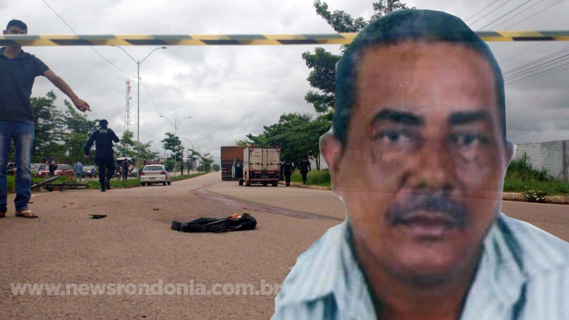 IDENTIFICADO: Ciclista é arrastado e tem corpo dilacerado por carreta - News Rondônia