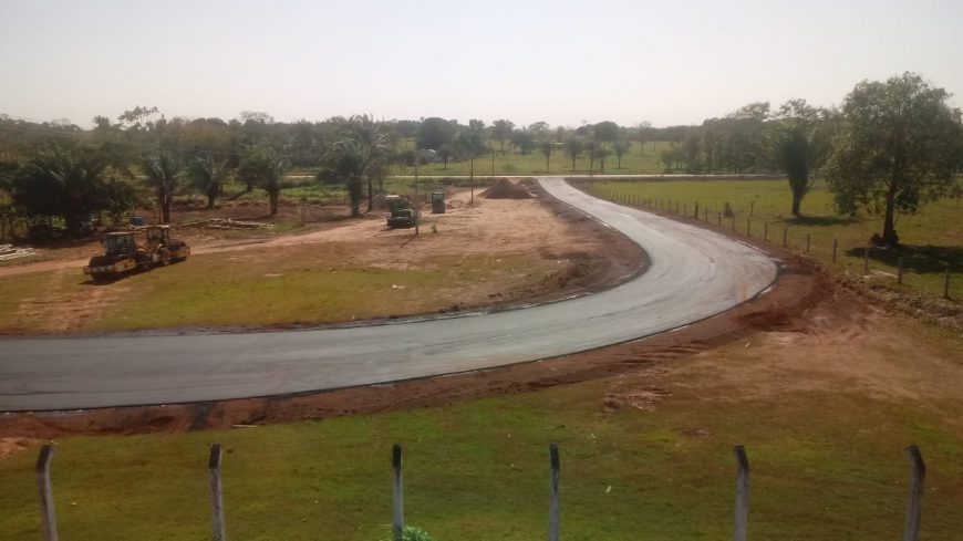 ASFALTO - DER conclui asfaltamento na entrada do presídio de Alvorada do Oeste - News Rondônia