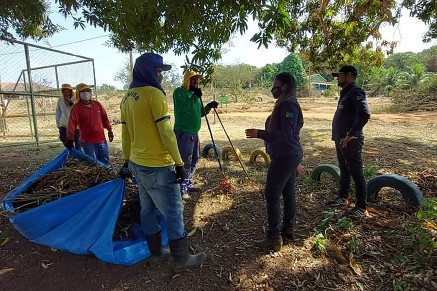 Mutirão de limpeza é realizado na Vila Nova de Teotônio a pedido do vereador Edimilson Dourado - News Rondônia