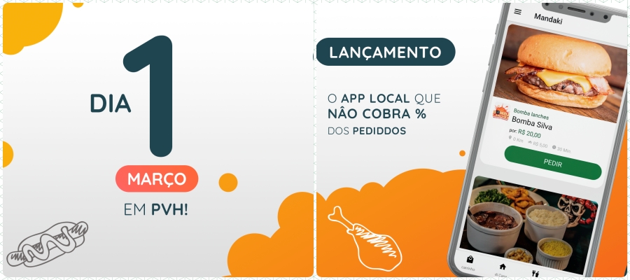 Aplicativo Mandaki Delivery tem lançamento marcado para o dia 1º de março em Porto Velho - News Rondônia