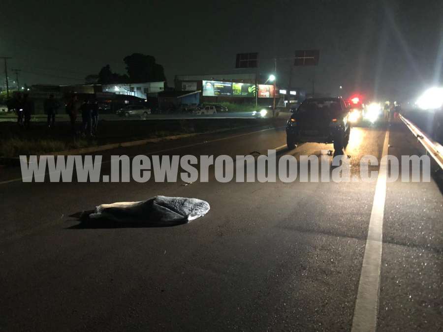 ATUALIZADA - Homem morre atropelado por caminhonete na BR-364 - News Rondônia
