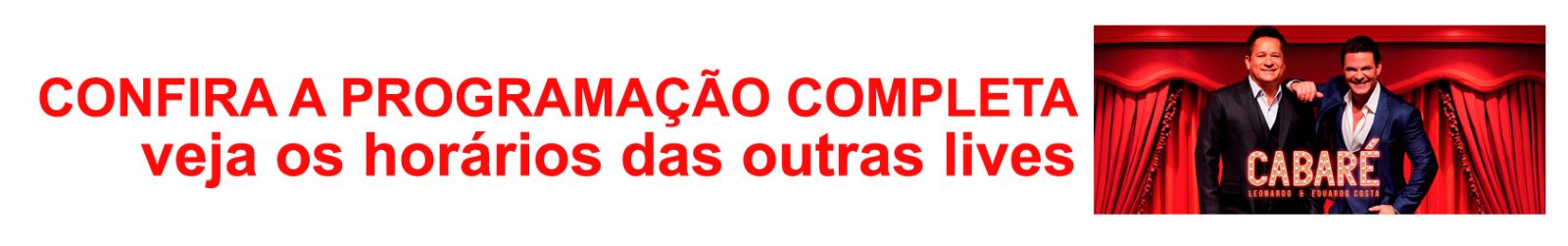 CABARÉ EM CASA - LIVE É ANUNCIADA PARA DIA 01 DE MAIO - News Rondônia