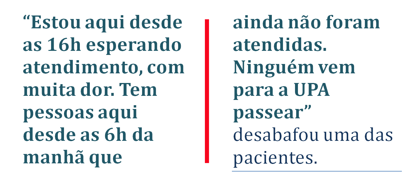 CAOS NA UPA  FALTA DE MÉDICOS NA UPA LESTE RESULTA EM LOTAÇÃO NA UPA SUL, QUE SÓ TEM DOIS MÉDICOS - News Rondônia