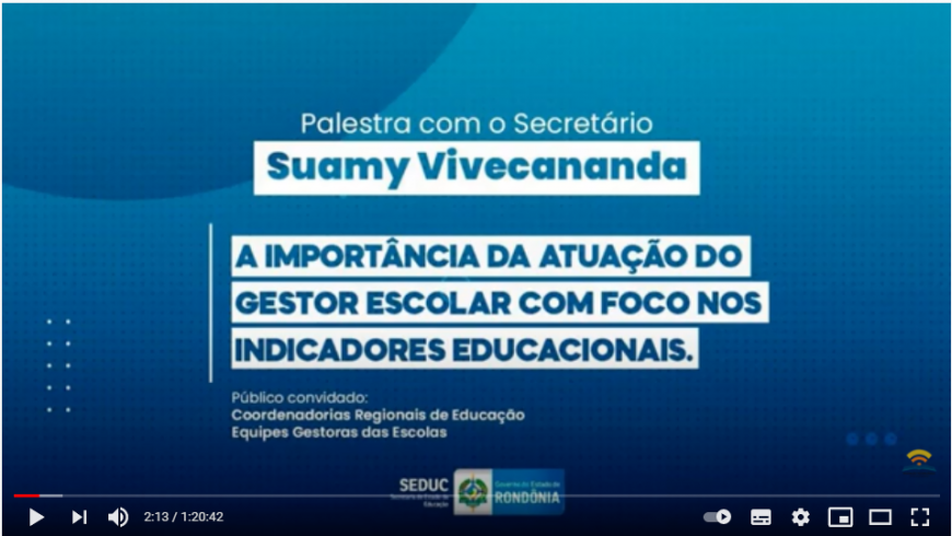 Palestra com o tema 'Gestão Escolar' reuniu mais de 500 profissionais da Educação de Rondônia - News Rondônia