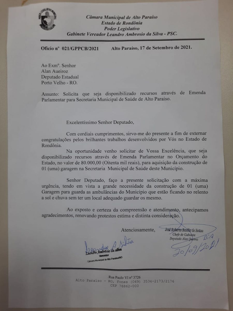 Deputado Alan Queiroz recebe vereadores de Teixeiropolis e Alto Paraíso e assume compromisso em atender suas reivindicações - News Rondônia