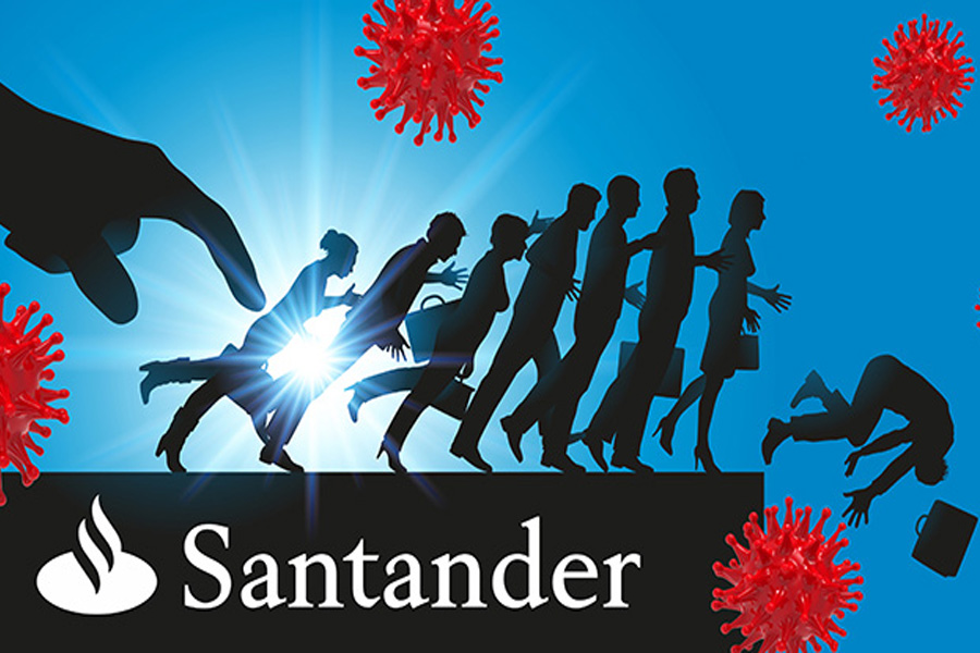 Mesmo com vários trabalhadores infectados, Santander insiste em abrir agências neste sábado (22) - News Rondônia