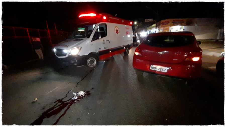 URGENTE: Acidente entre carro e moto deixa casal ferido - News Rondônia