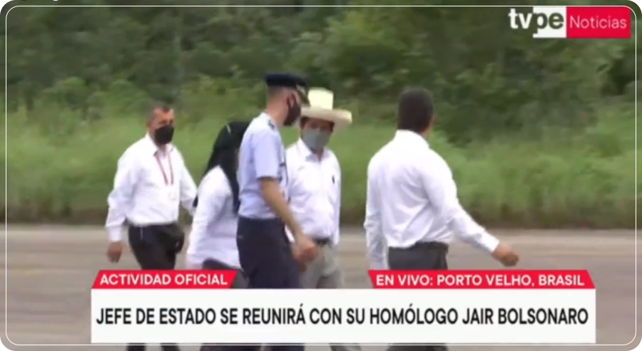 Televisão peruana repercute vinda do presidente Pedro Castillo a Rondônia - News Rondônia