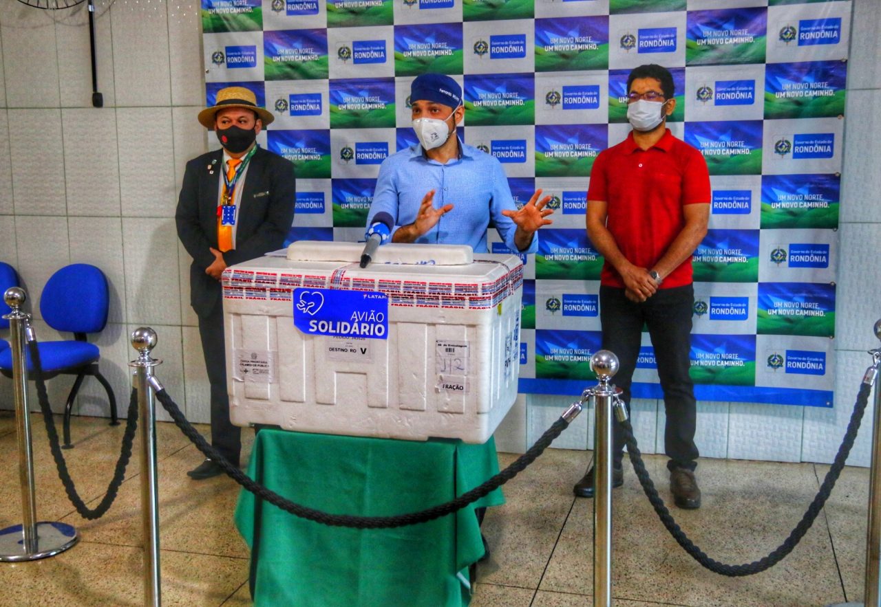 CORONAVAC - Rondônia recebe mais 29 mil doses do Ministério da Saúde - News Rondônia