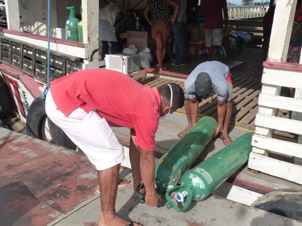 Canutama reabastece cilindros de oxigênio com apoio de Lábrea e Porto Velho - News Rondônia