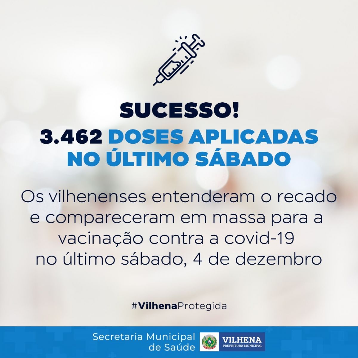Recorde na vacinação: Vilhena aplica 3.462 doses em um dia e avança na proteção do município - News Rondônia
