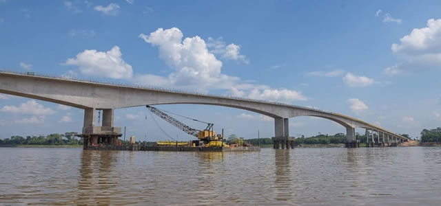 Grande dia para os estados de Rondônia e Acre - Cel Chrisóstomo participa da inauguração da Ponte - News Rondônia