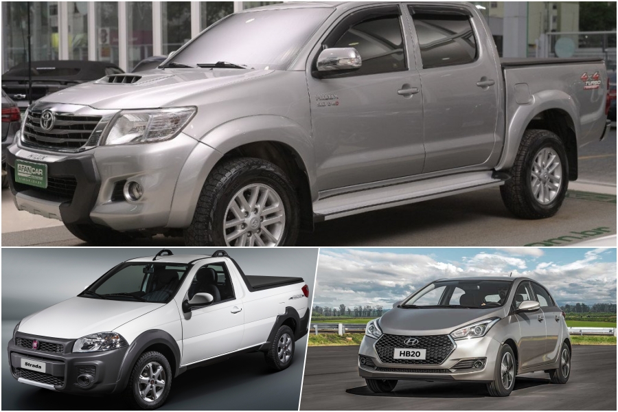 Strada, Hilux e HB20 foram os carros mais vendidos no mês de setembro em Rondônia - News Rondônia