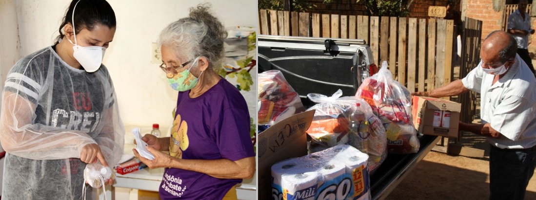 Pacientes idosos de autocuidado em hanseníase recebem cestas com alimentos, produtos médicos e de higiene - News Rondônia