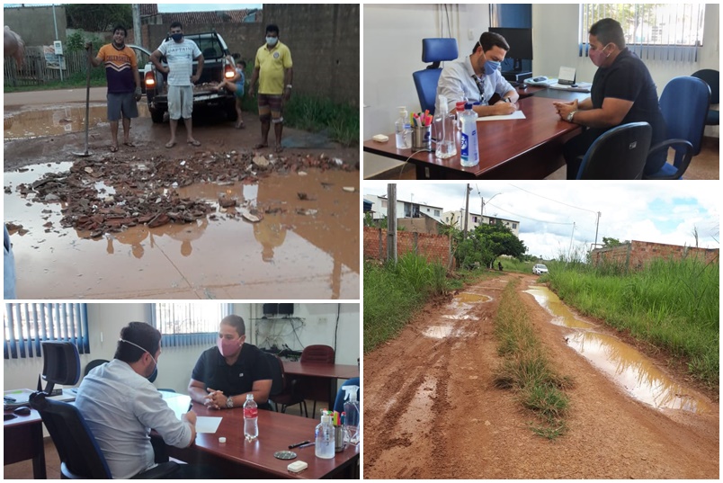 Vereador Pastor Sandro reivindica recuperação de Rua no Bairro Socialista - News Rondônia