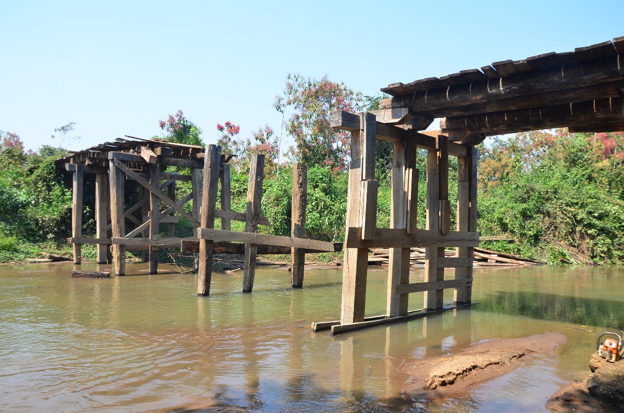 Prefeitura inicia recuperação da ponte do Travessão da Linhas 192/196 - News Rondônia