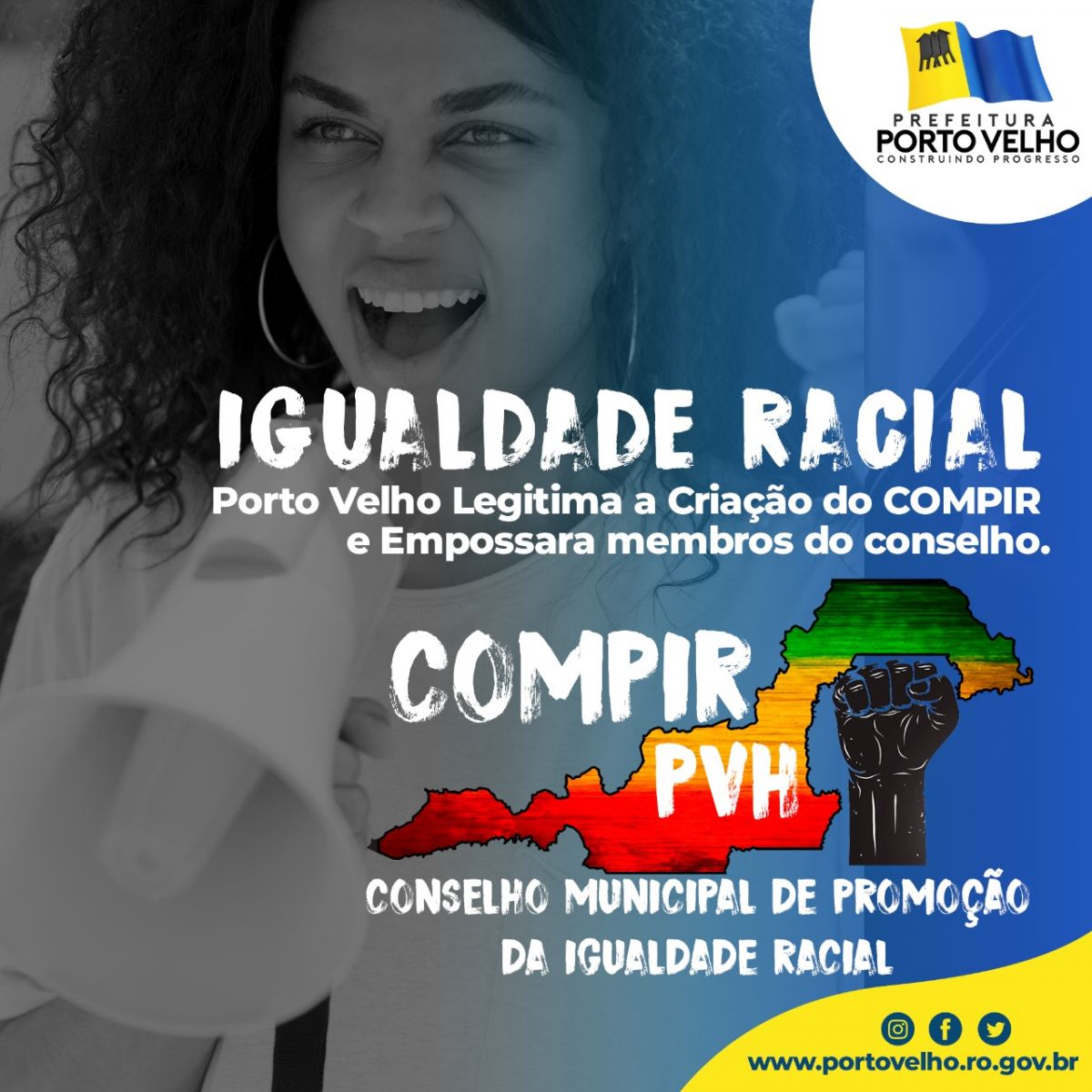 IGUALDADE RACIAL - Prefeitura empossará novos membros do COMPIR - News Rondônia