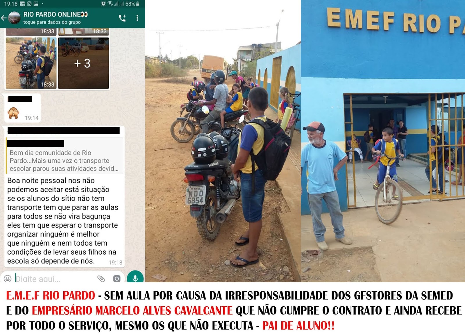 SUCATAS SEM COMBUSTÍVEL - SEM DIESEL, TRANSPORTE ESCOLAR DA E.M.E.F RIO PARDO PARALISA NOVAMENTE - News Rondônia