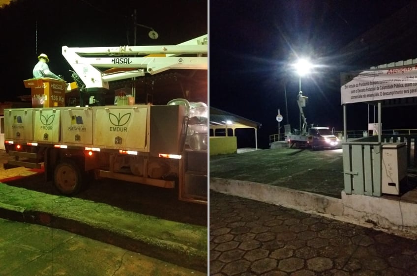 Emdur atende pedido do vereador Márcio Pacele e instala 60 pontos de iluminação pública em Fortaleza do Abunã - News Rondônia