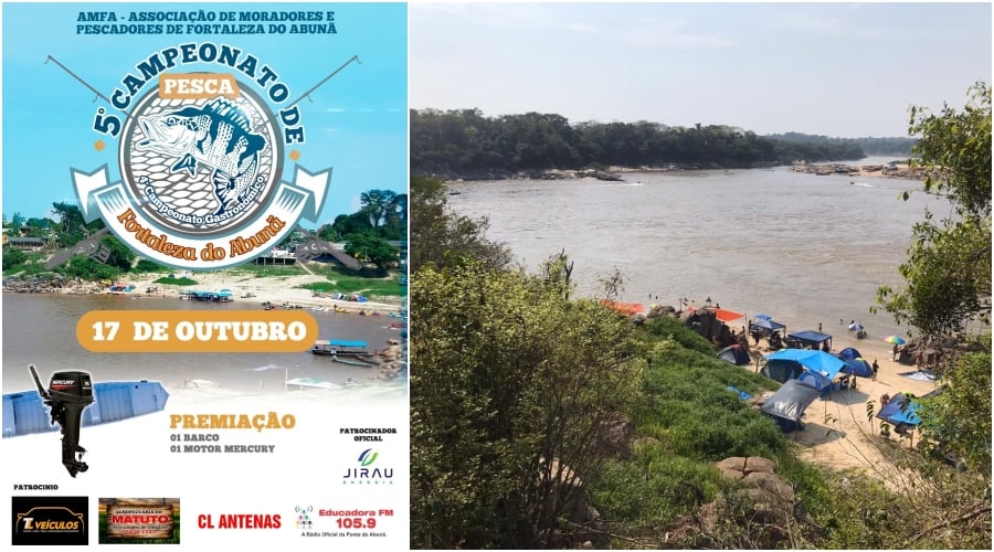 Campeonato de Pesca e de Gastronomia deve agitar Fortaleza do Abunã no dia 17 - News Rondônia