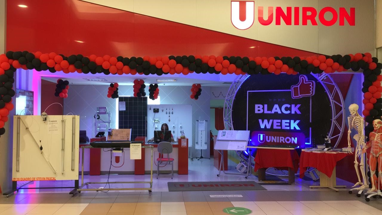 UNIRON participa da BLACK FRIDAY. Venha conferir na unidade do shopping - News Rondônia