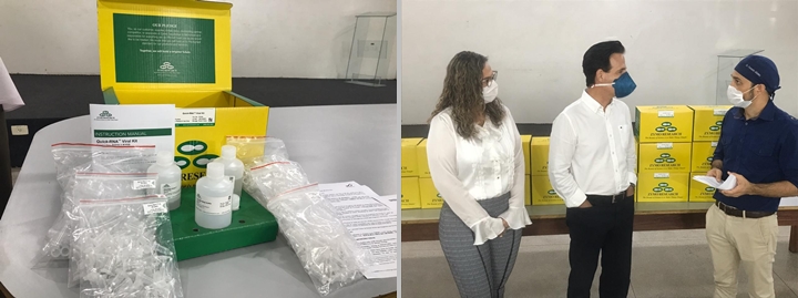 Lacen recebe doações de kits para detectar o novo coronavírus em Rondônia - News Rondônia