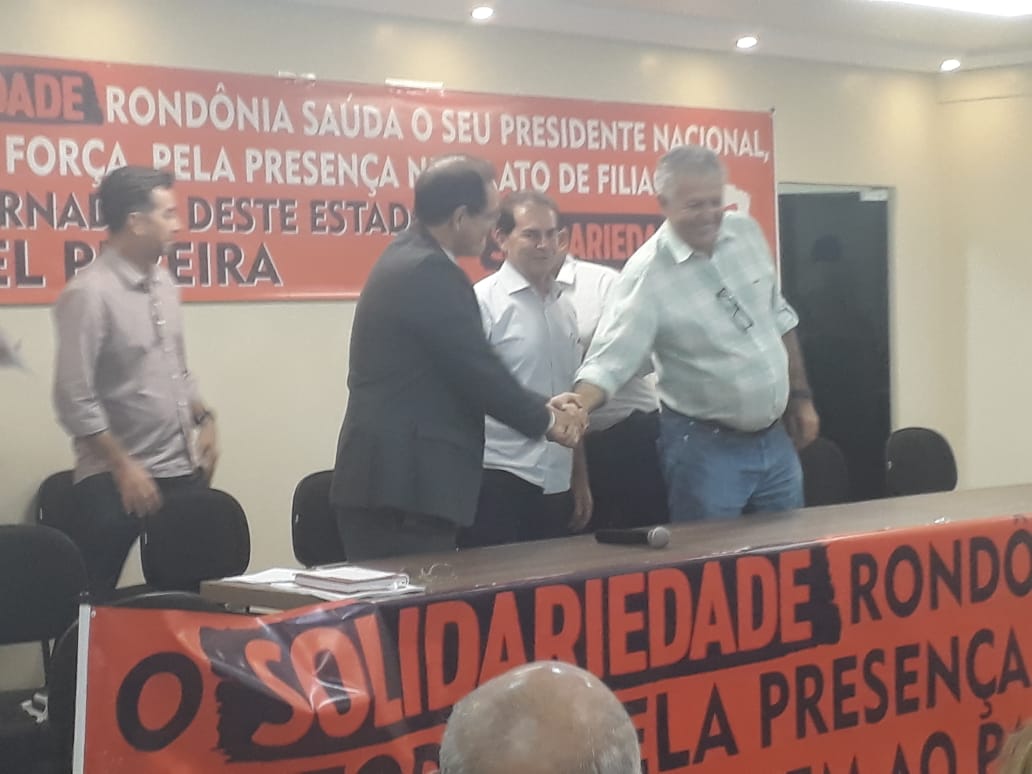 EX GOVERNADOR DANIEL PEREIRA ASSUME A PRESIDÊNCIA DO SOLIDARIEDADE EM RO - News Rondônia