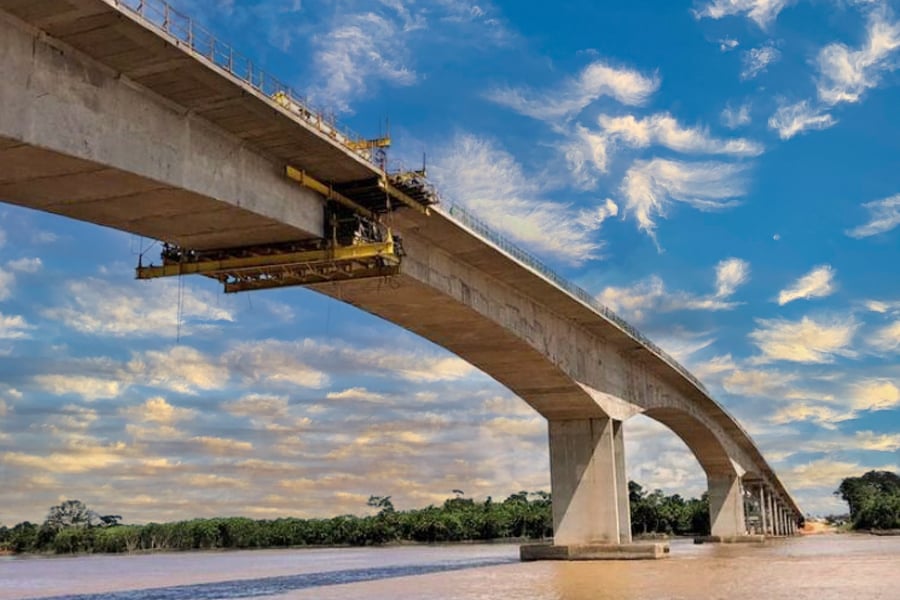 Dnit confirma para abril novo prazo para entrega da ponte do Rio Madeira em Abunã - News Rondônia