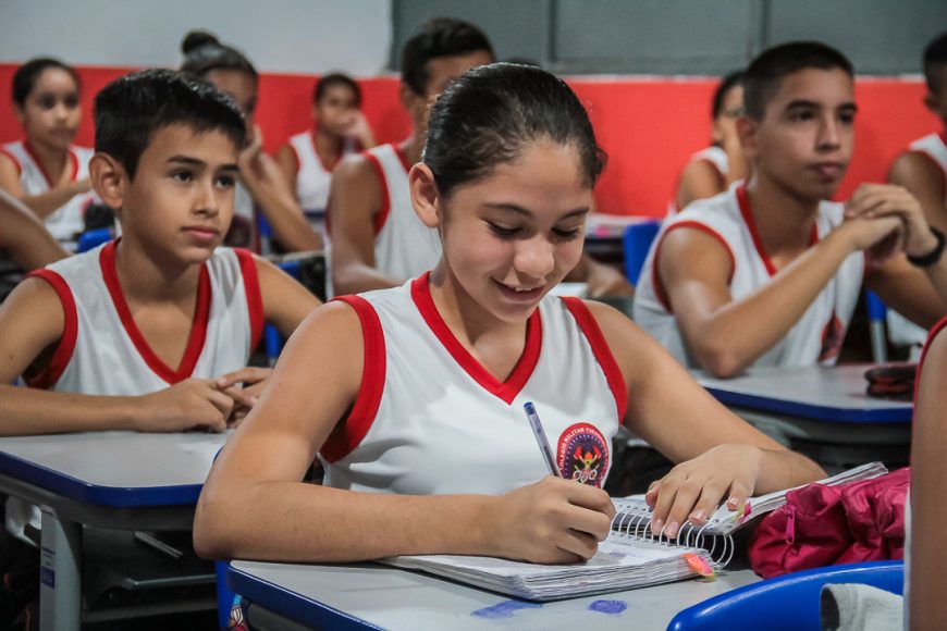 ALUNOS DO COLÉGIO TIRADENTES DA POLÍCIA MILITAR, EX-ESCOLA MANAUS, ESTÃO ADAPTADOS À NOVA ROTINA DE ESTUDO E CONVÍVIO COM COLEGAS - News Rondônia