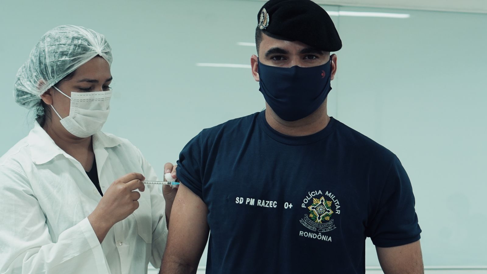 Porto Velho segue vacinando com a primeira dose os profissionais das forças de segurança e salvamento - News Rondônia
