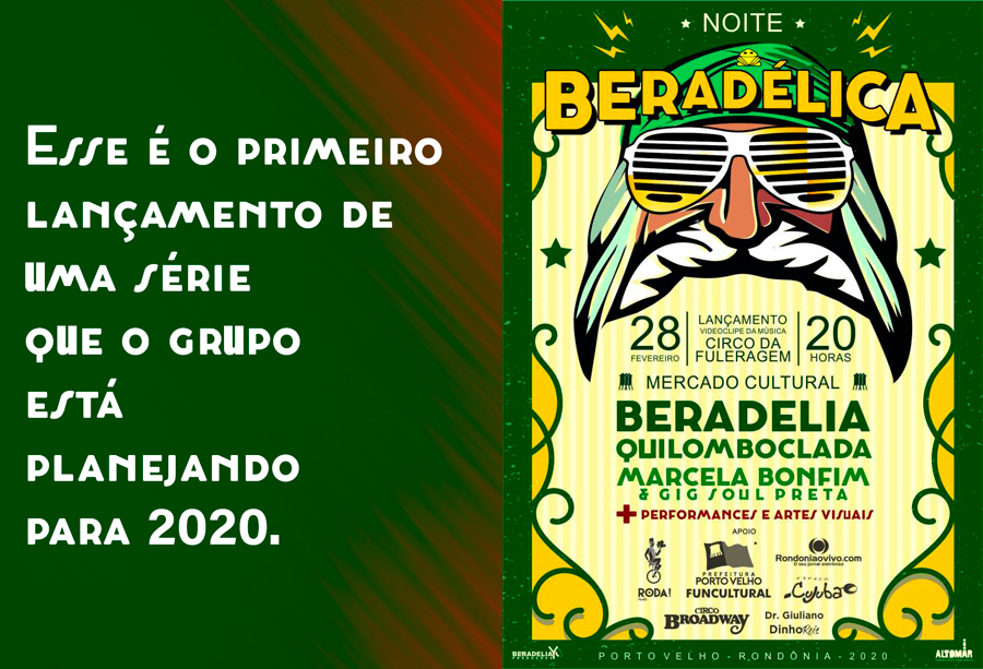 BANDA BERADELIA LANÇA CLIPE DIA 28 DE FEVEREIRO NO MERCADO CULTURAL - News Rondônia