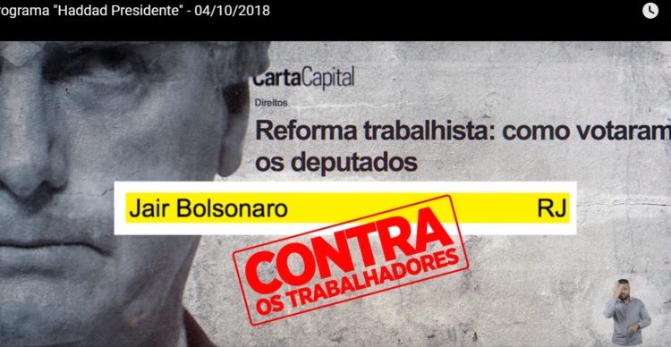 HADDAD ATACA BOLSONARO NO ÚLTIMO PROGRAMA DE RÁDIO E TV ANTES DA ELEIÇÃO - News Rondônia