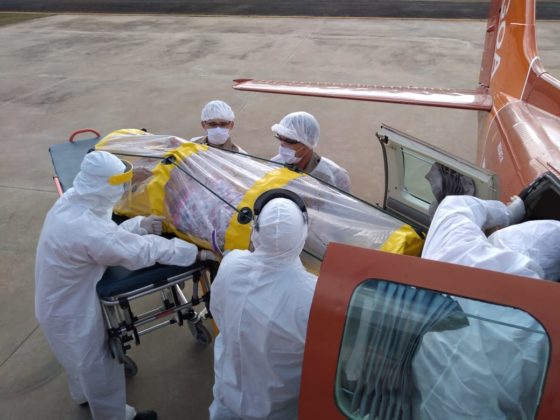 Corpo de Bombeiros transporta paciente com COVID-19 do distrito de Surpresa para Porto Velho - News Rondônia
