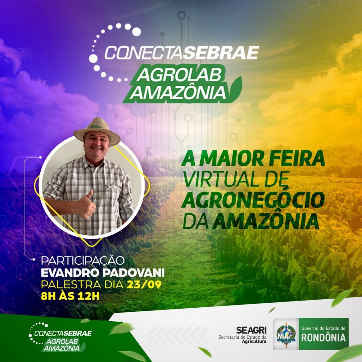 AGROLAB: Rondônia vai participar da maior feira virtual de agronegócio da Amazônia - News Rondônia