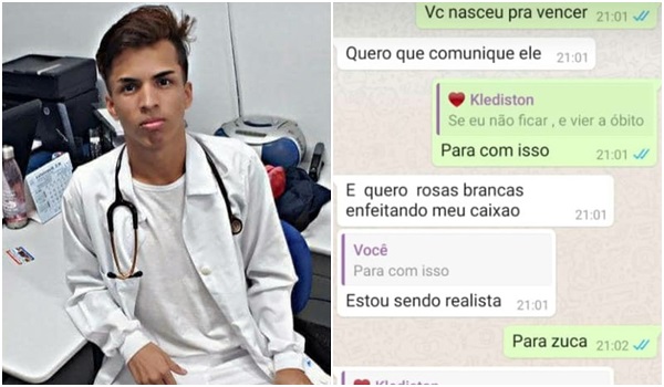 Enfermeiro se despede antes de ser entubado: 'Quero rosas brancas no meu caixão' - News Rondônia
