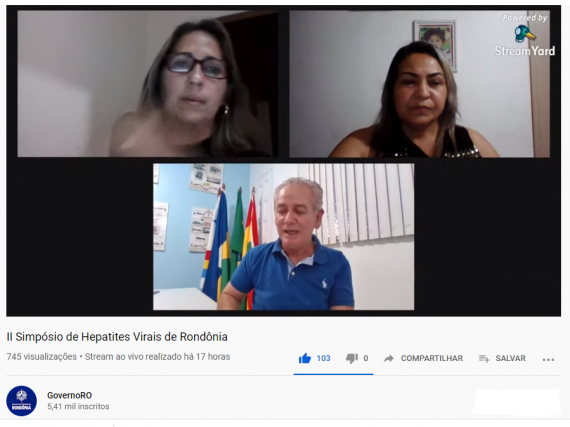 ONLINE - Mais de 20 municípios participam do primeiro dia do ll Simpósio de Hepatites Virais em Rondônia - News Rondônia